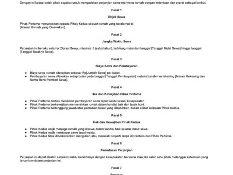 Pelajari dan Pahami Hukum Sewa Menyewa: Panduan Lengkap pelajari dan pahami hukum sewa menyewa panduan lengkap