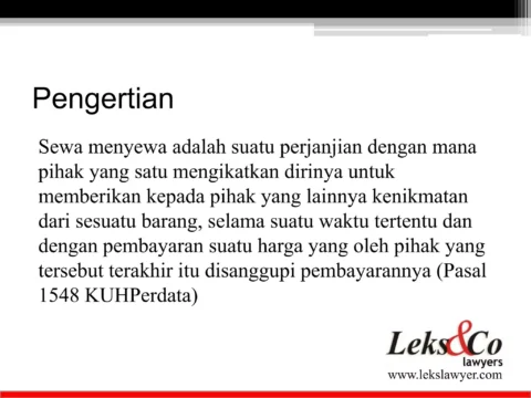 rahasia hukum sewa menyewa terungkap dijamin untung