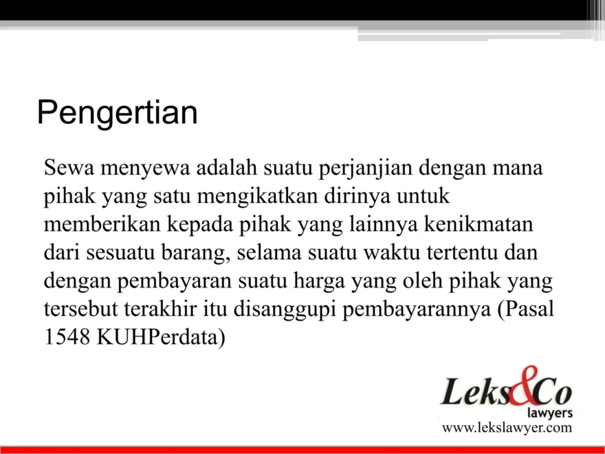 rahasia hukum sewa menyewa terungkap dijamin untung